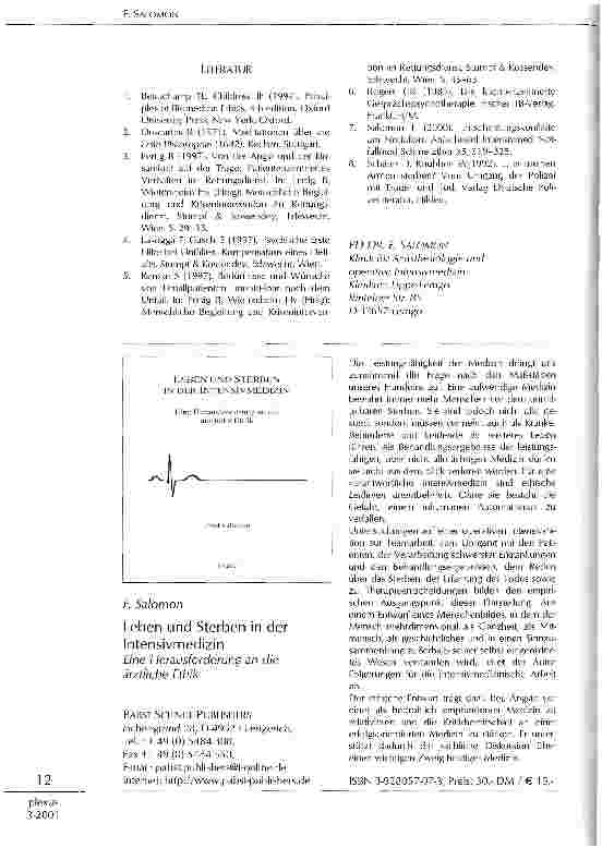 Vorschauseite 3: Das Menschenbild als Entscheidungsgrundlage in der Notfallmedizin