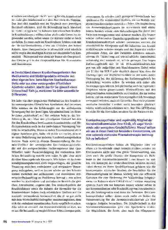 Vorschauseite 3: Interview mit Prof. Dr. Gerd GlaeskeProf. Dr. Gerd Glaeske ist Co-Leiter der Abteilung für Cesundheitsökonomie, Gesundheitspolitik und Versorgungsforschung der Universität Bremen