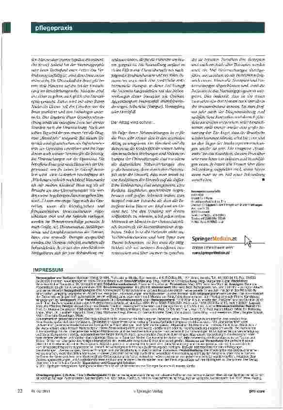 Vorschauseite 5: Breast Care NurseDie Bedeutung in Brustgesundheitszentren