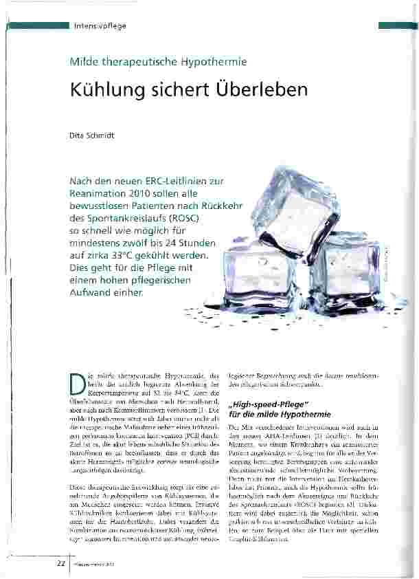 Vorschauseite 1: Kühlung sichert Überleben