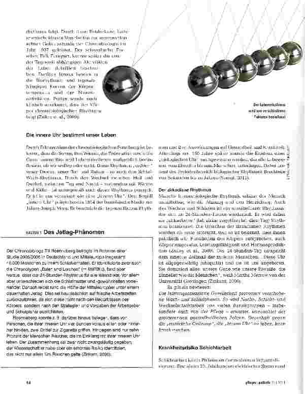 Vorschauseite 2: Chronobiologie - Rhythmen des Lebens