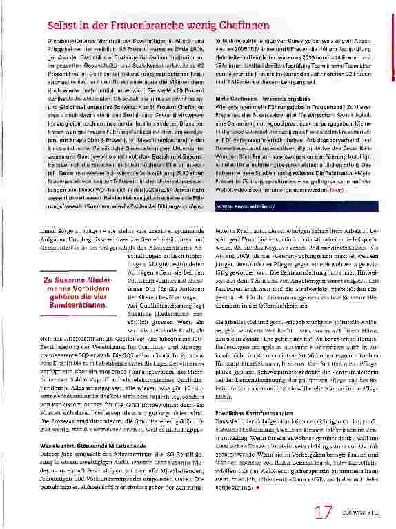 Vorschauseite 3: Die Chefin haucht dem ISO-Zertifikat Leben ein