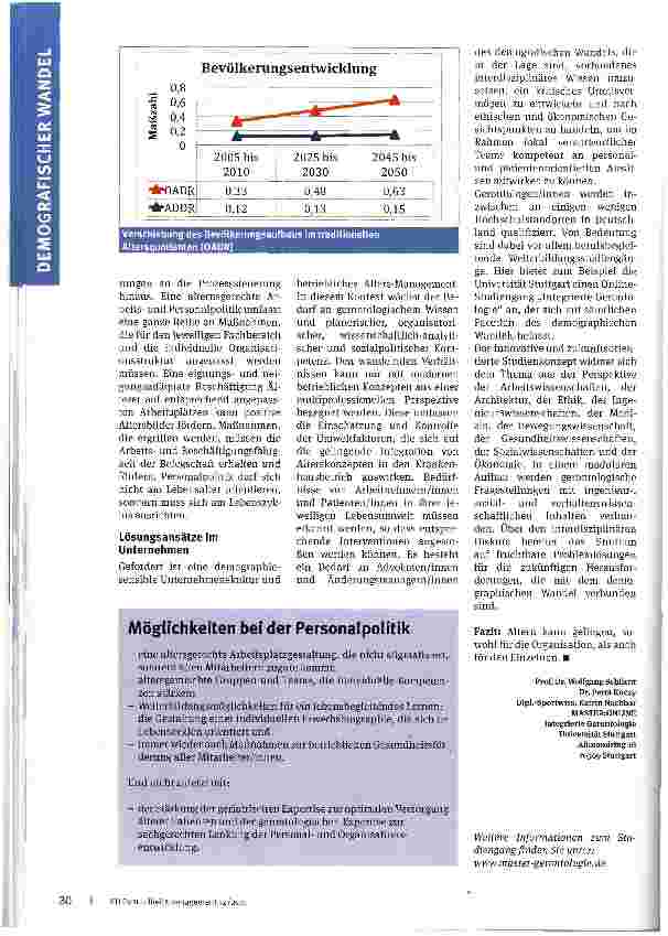 Vorschauseite 3: Belegschaft 50 plus
