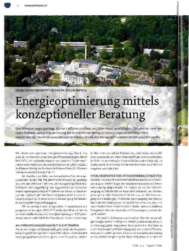 Vorschauseite 1: Energieoptimierung mittels konzeptioneller Beratung