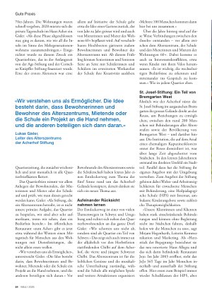 Vorschauseite 2: Wie Institutionen das Quartierleben mitgestalten