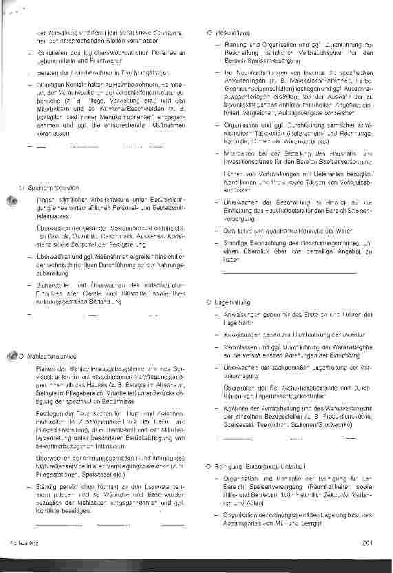Vorschauseite 2: Aus der Arbeit des Kuratoriums Deutsche Altershilfe // Standard- Stellenbeschreibungen f. d. Leitung des Bereiches Speiseversorgung