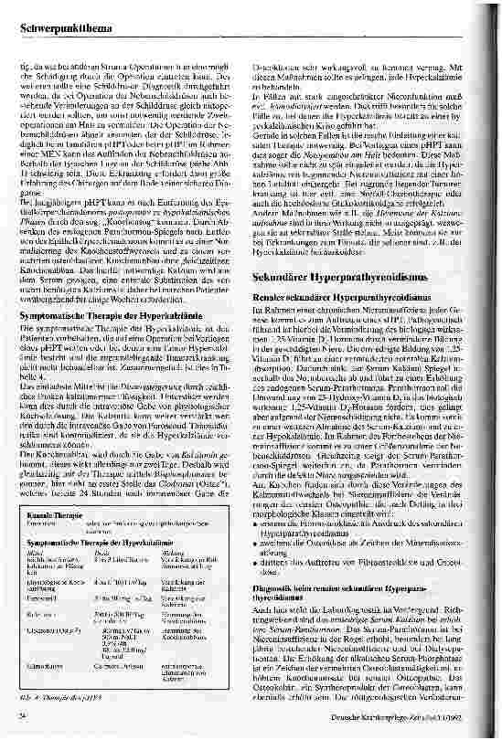 Vorschauseite 5: Hyperparathyreoidismus Krankheitsbilder, Diagnostik und Therapie