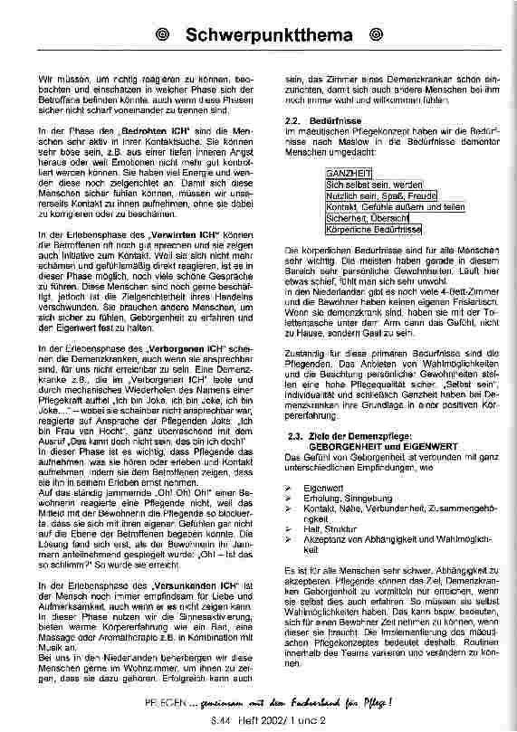 Vorschauseite 3: Demenzpflege, eine internationale Herausforderung für die Pflege: Mäeutik, ein Weg