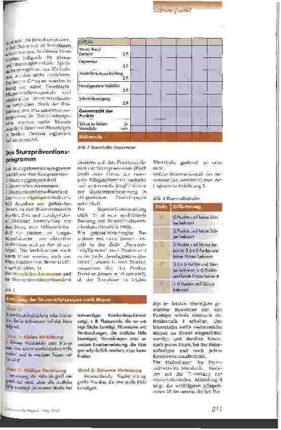 Vorschauseite 2: Sturzprävention im Pflegeheim