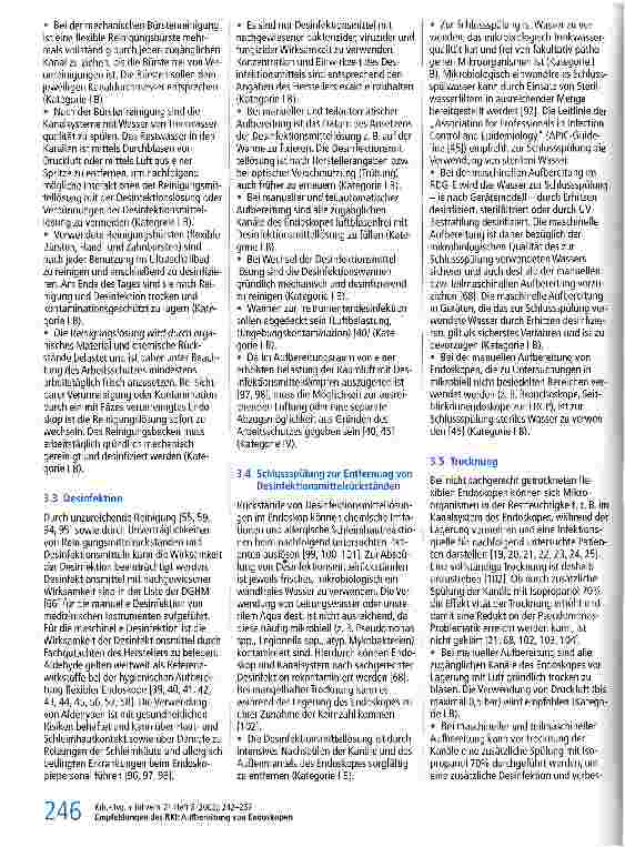Vorschauseite 5: Anforderungen an die Hygiene bei der Aufbereitung flexibler Endoskope und endoskopischen Zusatzinstrumentariums