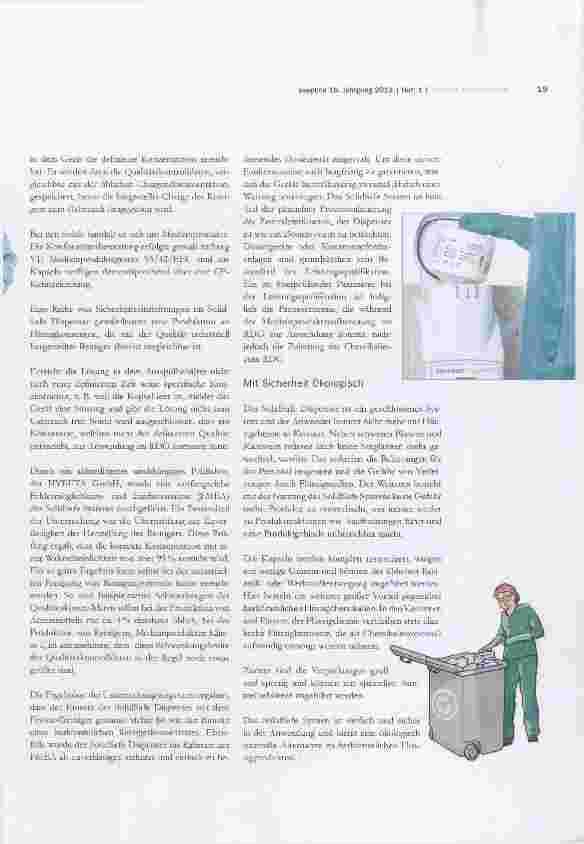 Vorschauseite 2: SolidSafe System Aufbruch in eine neue Dimension der Instrumentenaufbereitung!