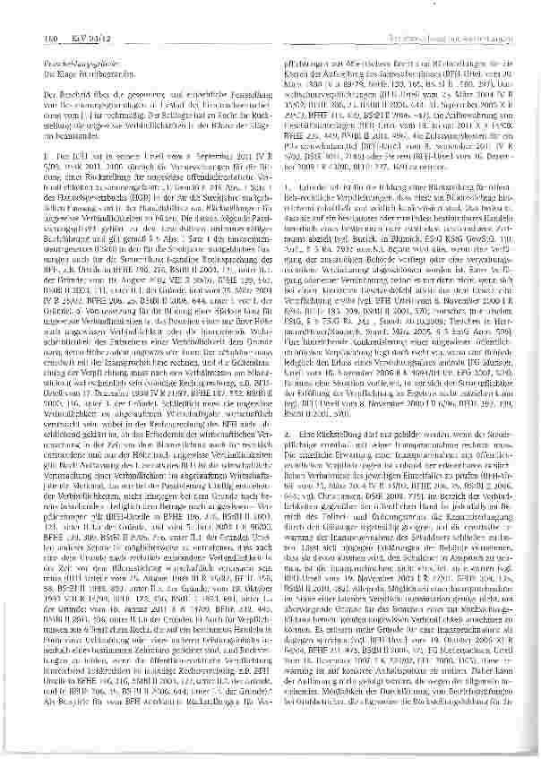 Vorschauseite 2: Rechtsprechung mit Anmerkungen