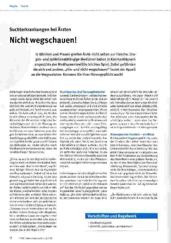 Vorschauseite 1: Nicht wegschauen!