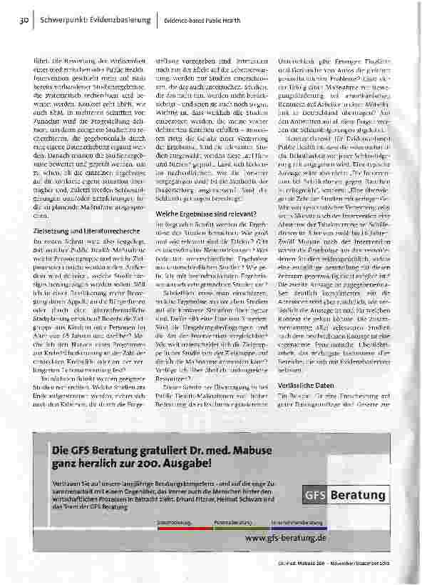 Vorschauseite 2: Gesundheit für alle