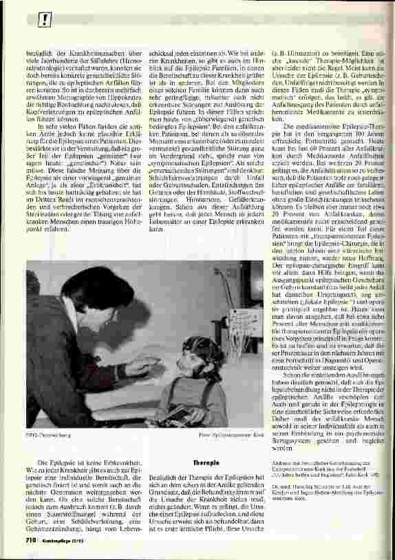 Vorschauseite 3: Epilepsie und Epileptologie