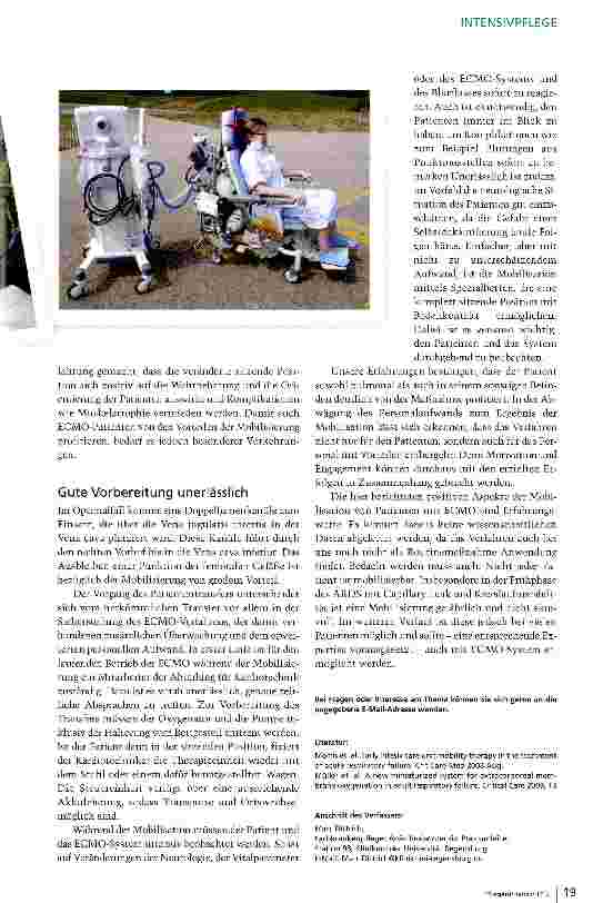 Vorschauseite 2: Mobilisierung mit ECMO