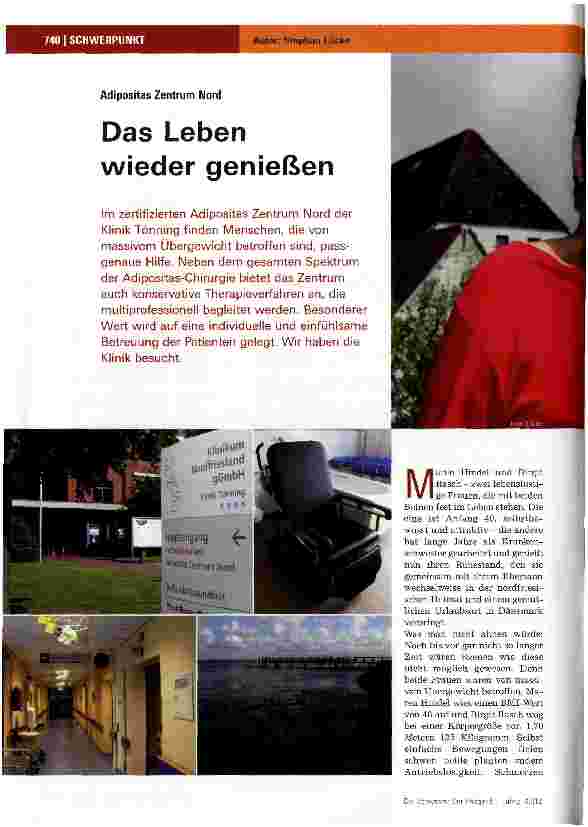 Vorschauseite 1: Das Leben wieder genießen