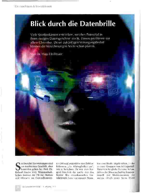 Vorschauseite 1: Blick durch die Datenbrille
