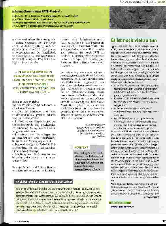 Vorschauseite 2: Bis zum letzten Tag Menschenwürdig leben
