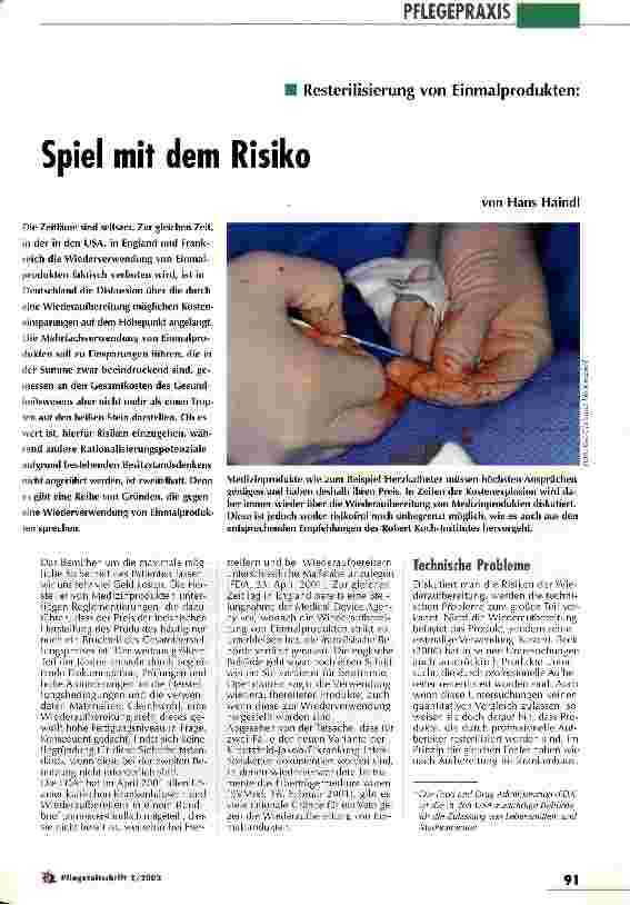 Vorschauseite 1: Spiel mit dem Risiko