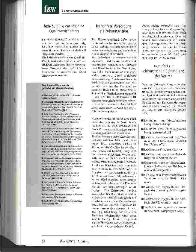 Vorschauseite 3: Behandlungspfade führen Patienten, Personal und die Klinik zum Erfolg