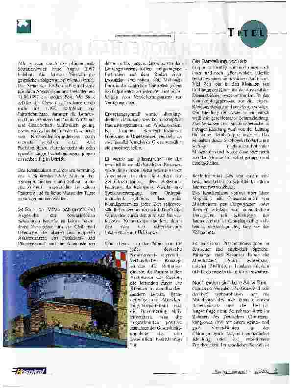 Vorschauseite 2: Corporate Identity - Schlüssel zum Erfolg für eine Klinikneugründung - Das Beispiel des Unfallkrankenhauses Berlin