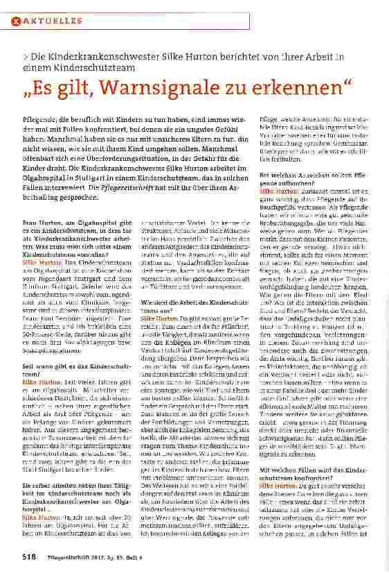 Vorschauseite 1: „Es gilt, Warnsignale zu erkennen
