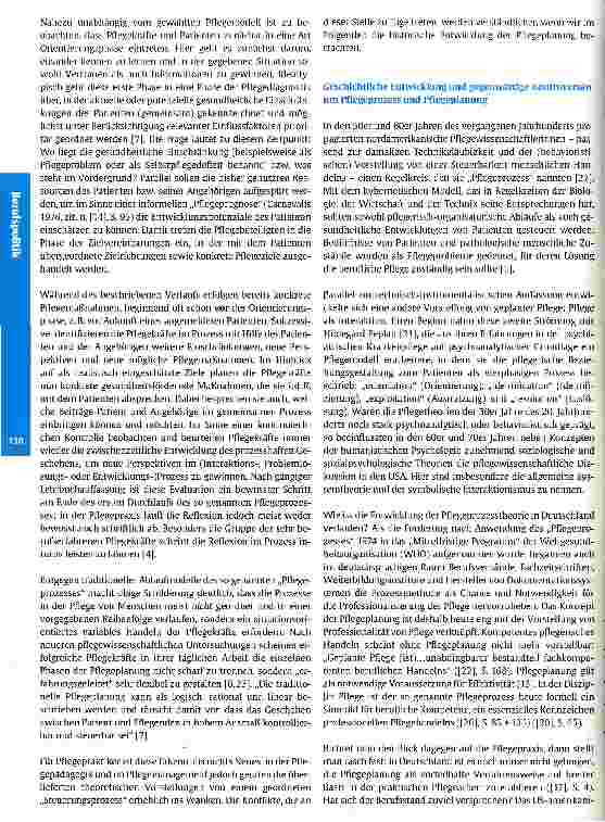 Vorschauseite 2: Pflegeplanung - eine kritische Bestandsaufnahme