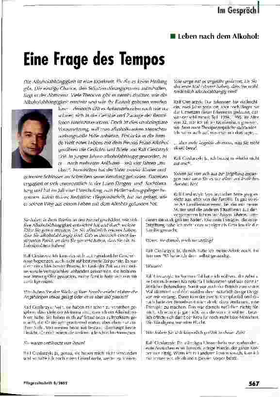 Vorschauseite 1: Eine Frage des Tempos
