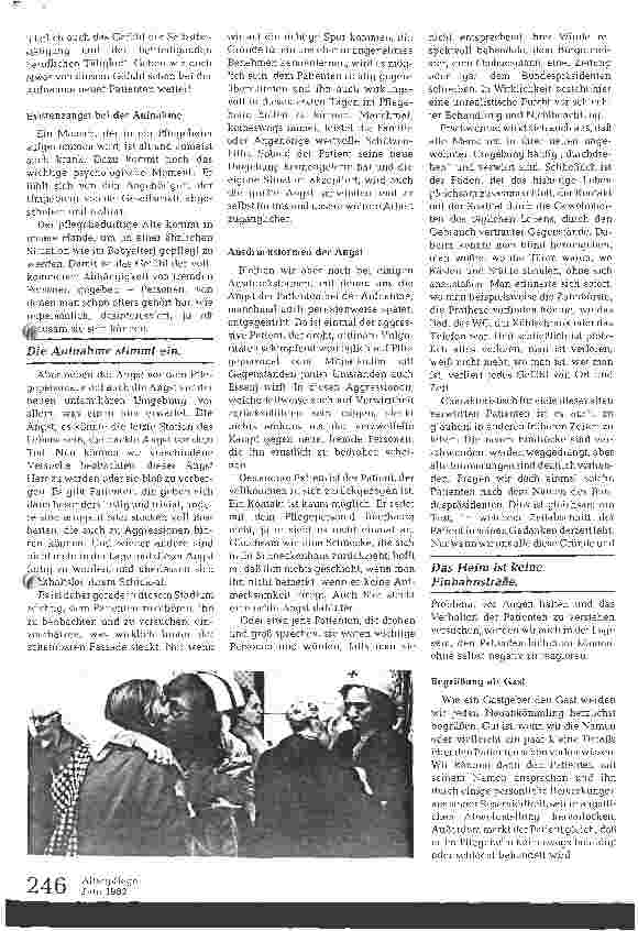 Vorschauseite 2: Die Aufnahme ins Pflegeheim