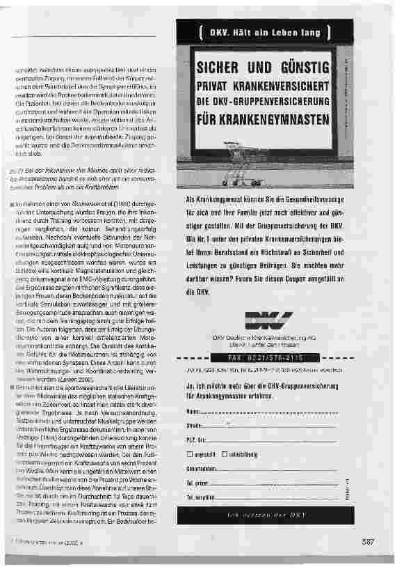 Vorschauseite 4: Lässt sich von der EMG-Ableitung der Beckenbodenmuskulatur auf den Schweregrad der Inkontinenz des Mannes schließen?