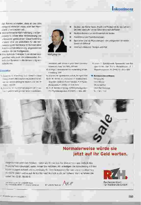 Vorschauseite 6: Lässt sich von der EMG-Ableitung der Beckenbodenmuskulatur auf den Schweregrad der Inkontinenz des Mannes schließen?