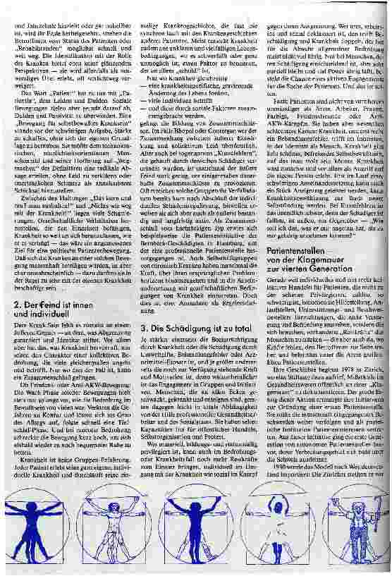 Vorschauseite 2: Der mündige Patient Warum gibt es keine Patientenbewegung?