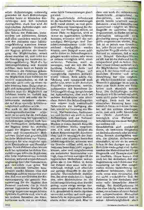 Vorschauseite 2: Der Hygienestandard in der Ambulanz