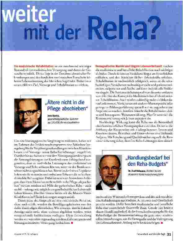 Vorschauseite 6: Training für den Alltag