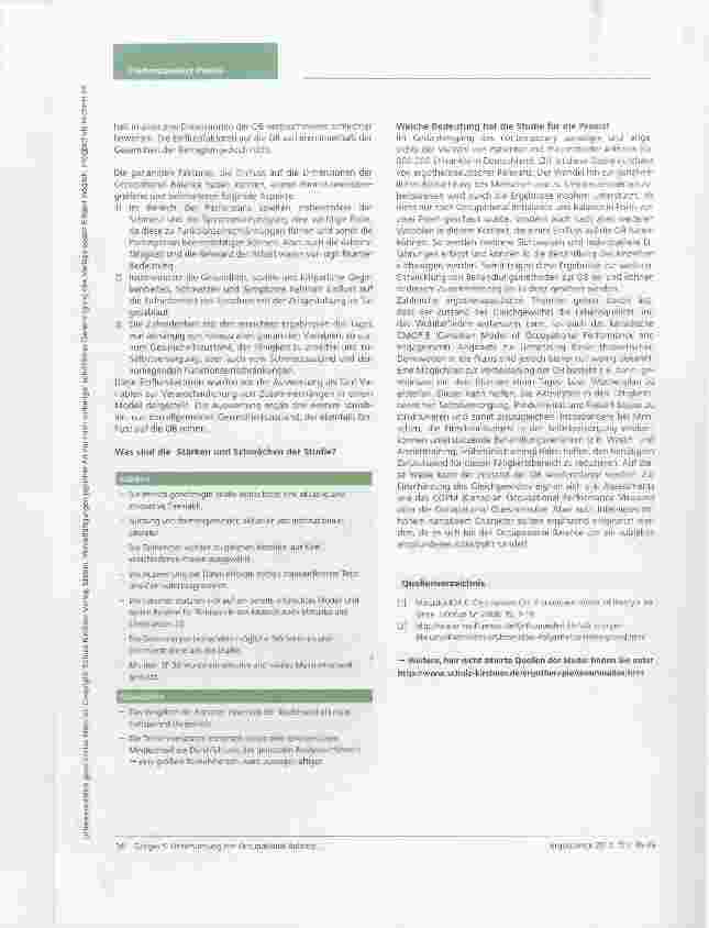 Vorschauseite 2: Untersuchung der Occupational Balance bei Erwachsenen mit rheumatoider Arthritis