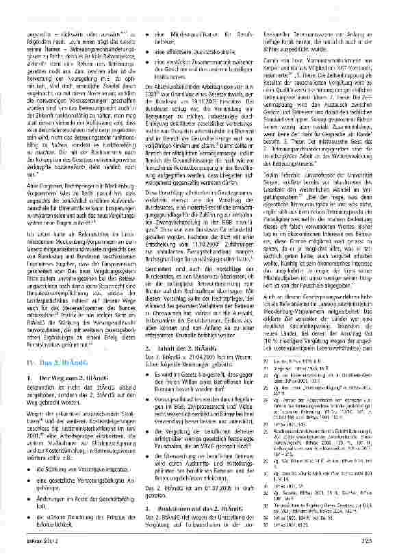 Vorschauseite 3: 20 Jahre Betreuungsrecht - 20 Jahre BtPrax -Gedanken zu den Wechselwirkungen der BtPrax und des Betreuungswesens