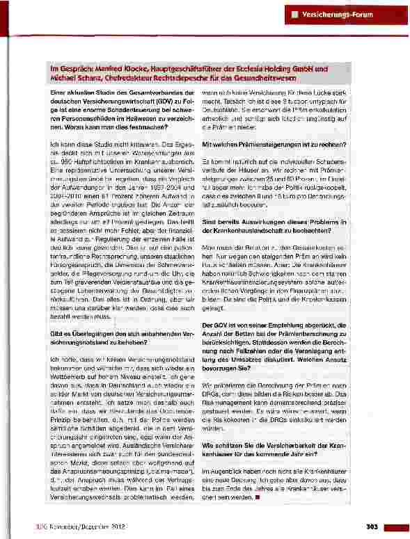 Vorschauseite 2: Unruhe im Krankenhaus