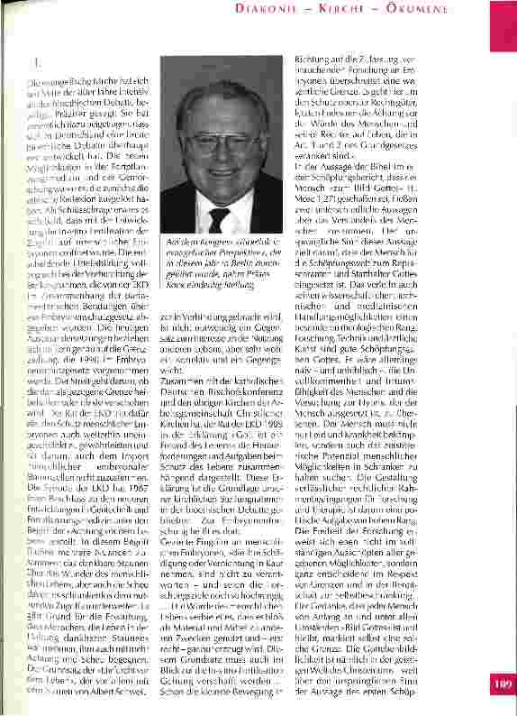 Vorschauseite 2: Bioethik in evangelischer Perspektive