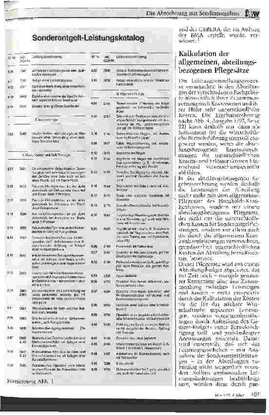 Vorschauseite 3: Die Abrechnung mit Sonderentgelten Teil II