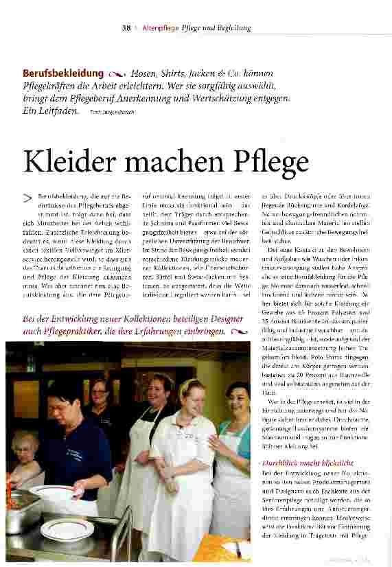 Vorschauseite 1: Kleider machen Pflege