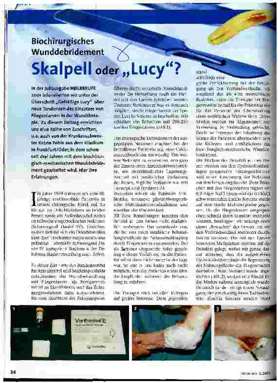 Vorschauseite 1: Skalpell oder Lucy?