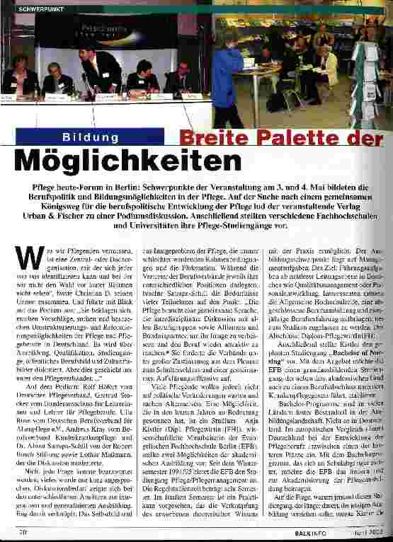 Vorschauseite 2: Bildung: Breite Palette der Möglichkeiten