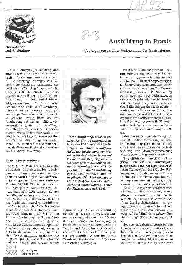 Vorschauseite 1: Ausbildung in Praxis