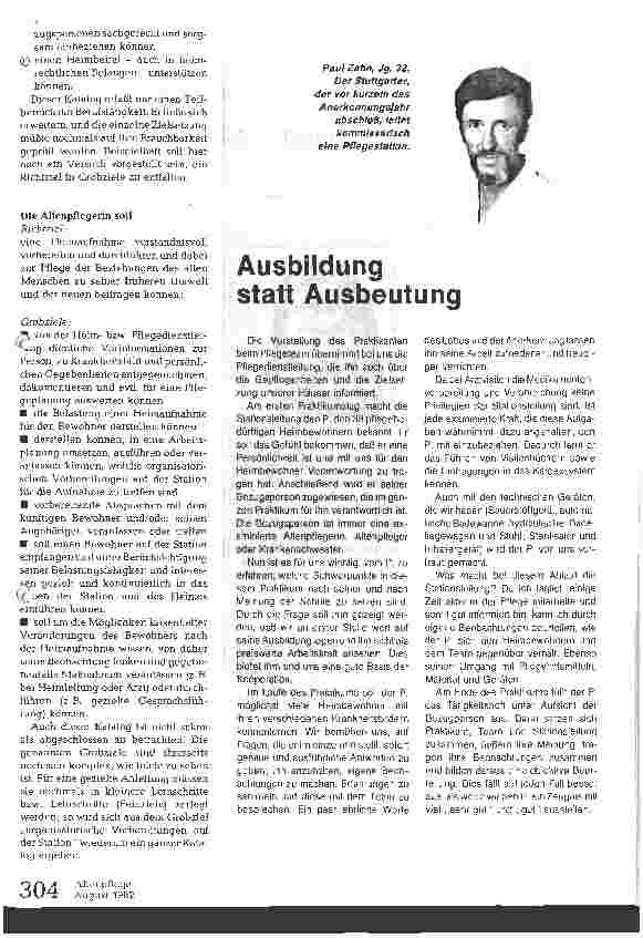 Vorschauseite 3: Ausbildung in Praxis