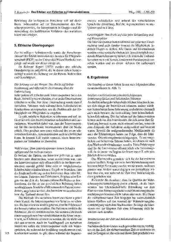 Vorschauseite 5: Das Erleben von Patienten auf Intensivstationen Eine qualitative Untersuchung