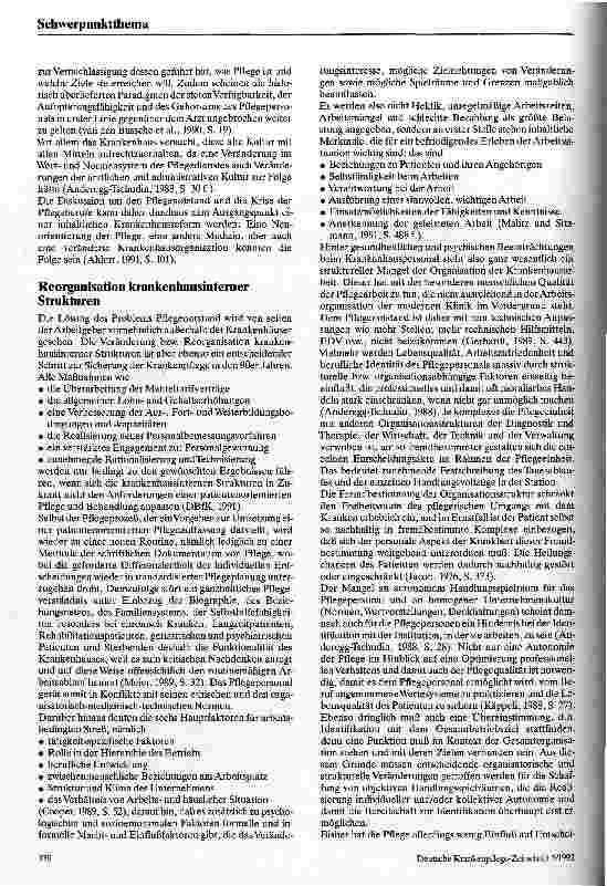 Vorschauseite 2: Qualitätszirkel in der Altenund Krankenpflege
