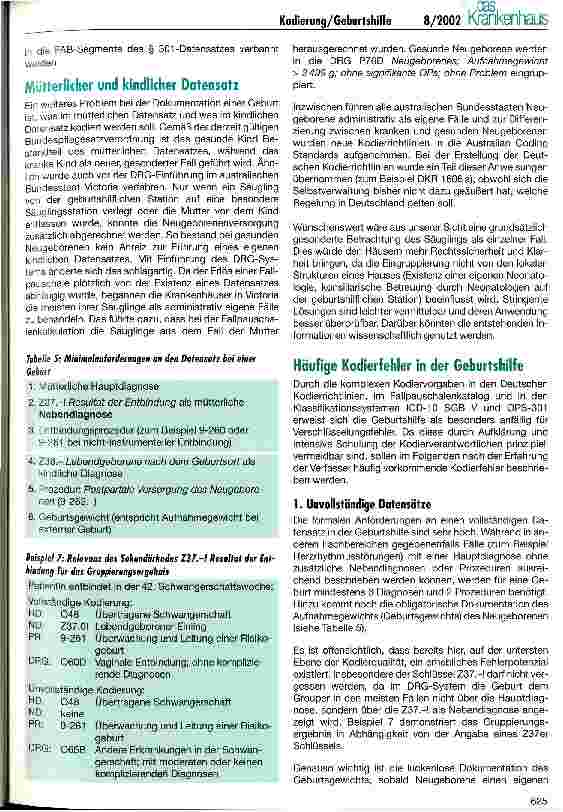 Vorschauseite 6: Kodierung in der Geburtshilfe - ein Buch mit 7 Siegeln?