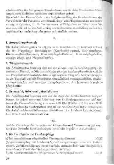 Vorschauseite 2: Anhaltszahlen für die Besetzung der Krankenhäuser mit Pflegekräften