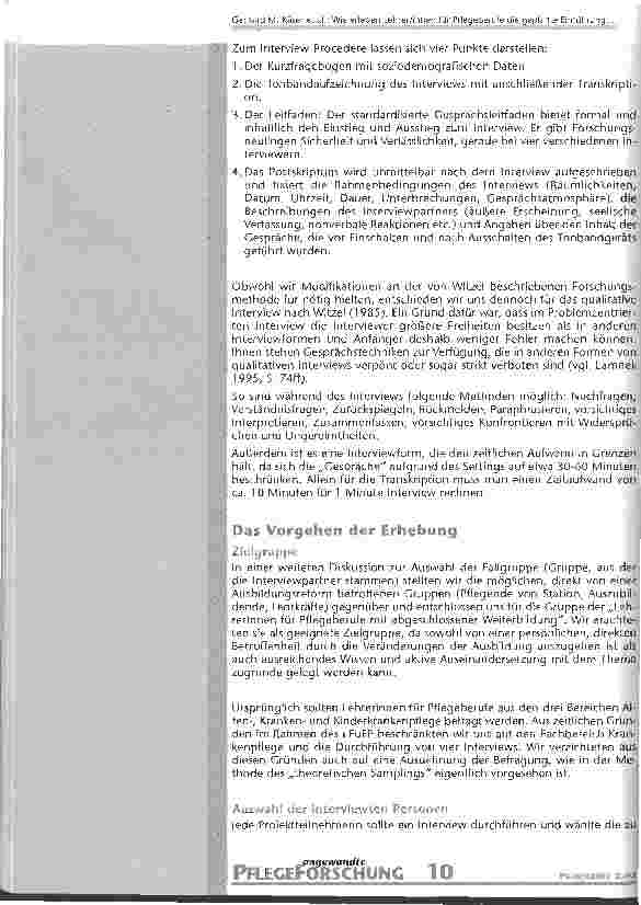 Vorschauseite 4: Wie erleben Lehrer/innen für Pflegeberufe die geplante Einführung einer generalistischen Pflegeausbildung? Eine qualitative Untersuchung